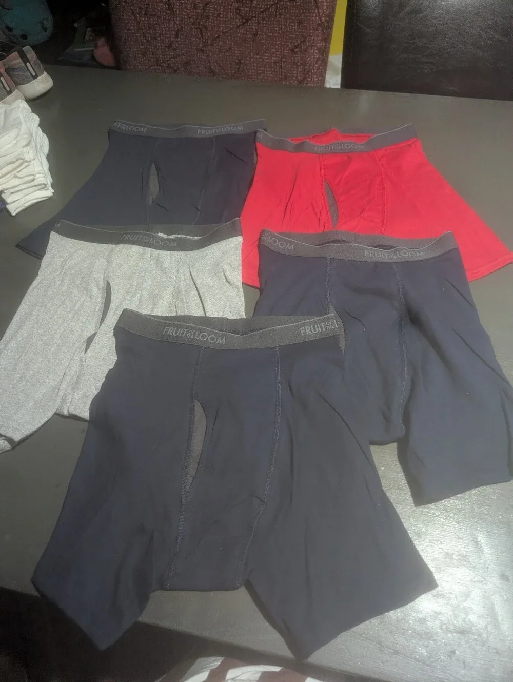 Fruit Of The Loom Size Medium 5 Ct Boxer Briefs NWOT